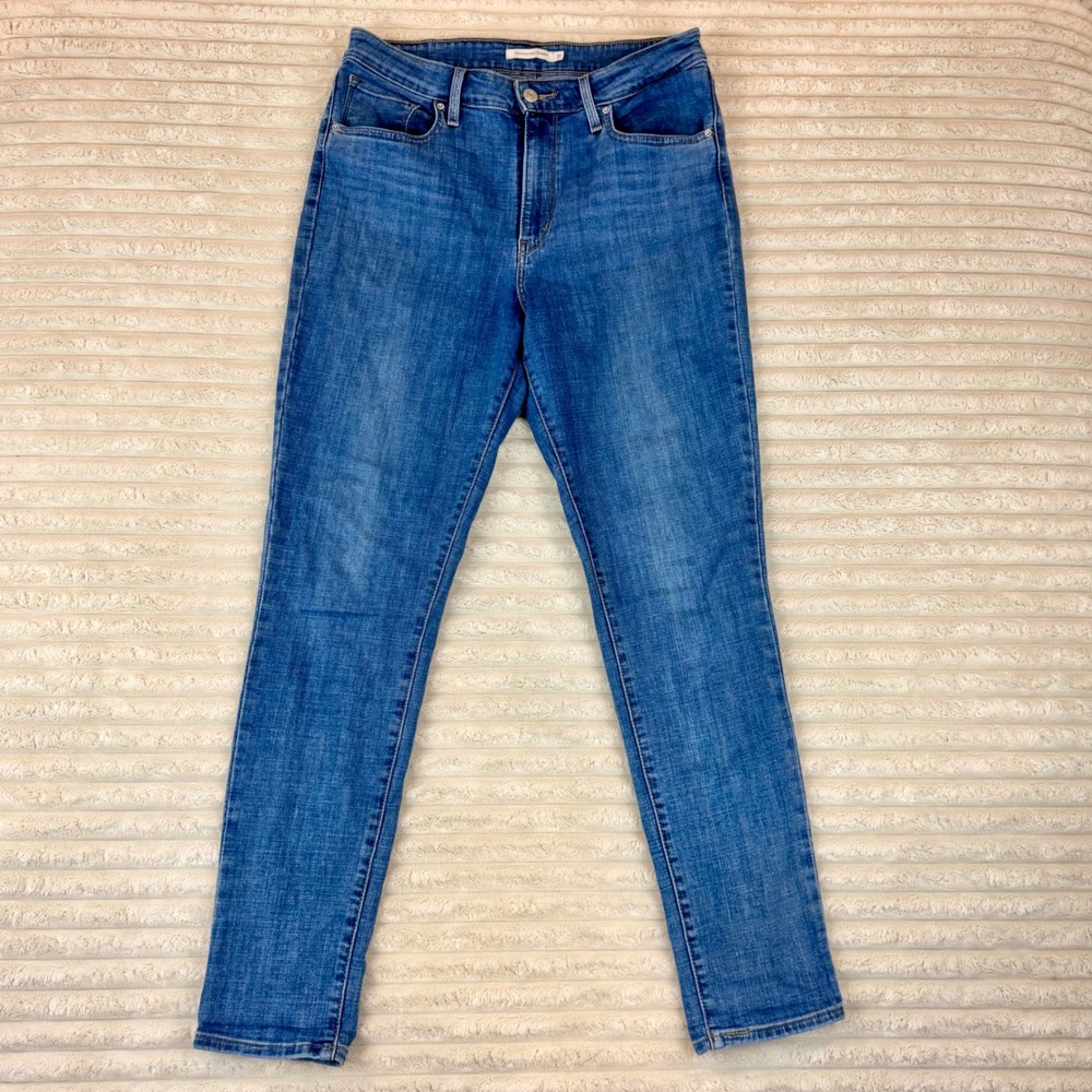 Levis 721 High Rise Skinny Jeans Women's Size 31 Medium Wash Denim‎